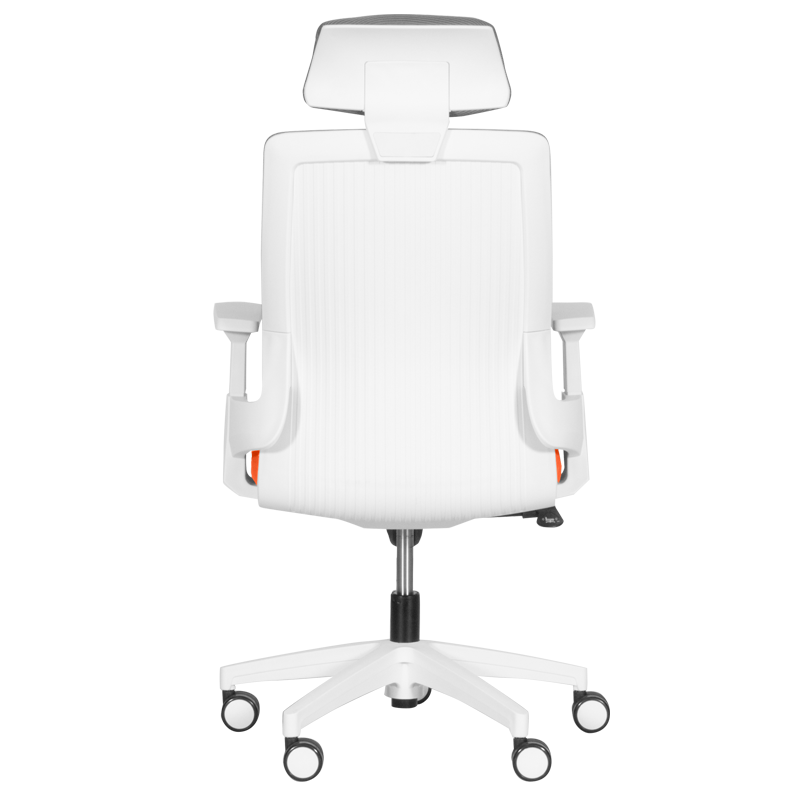 Президентски офис стол Carmen 7546 - оранжев - сив