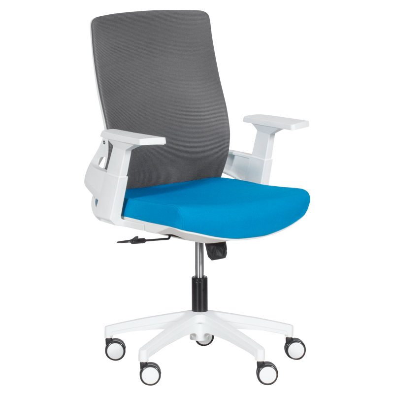 Работен офис стол Carmen 7547 - син-сив