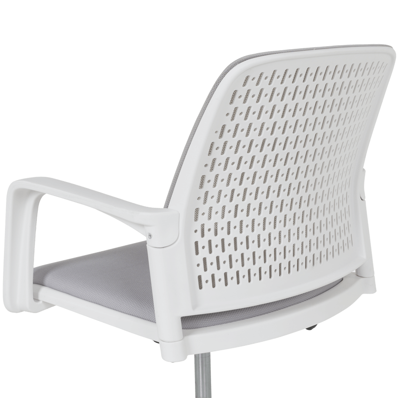 Работен офис стол Carmen 7556 W - светлосив