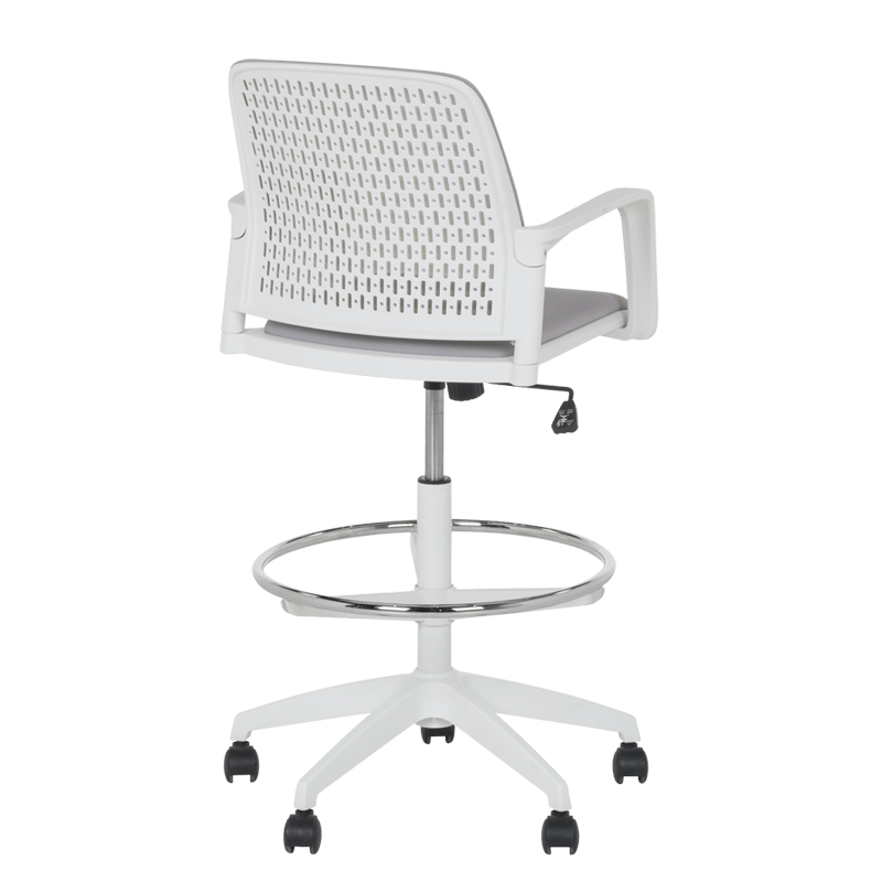 Работен офис стол Carmen 7556 W - светлосив