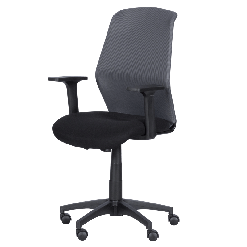 Работен офис стол Carmen 7047 - сив - черен