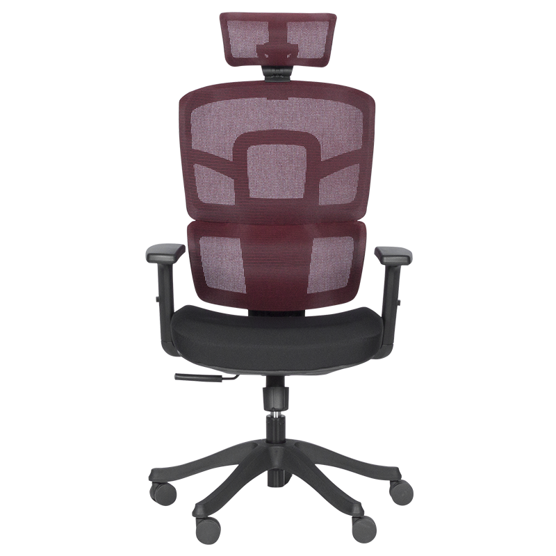 Ергономичен стол Carmen 7582 - червен-черен