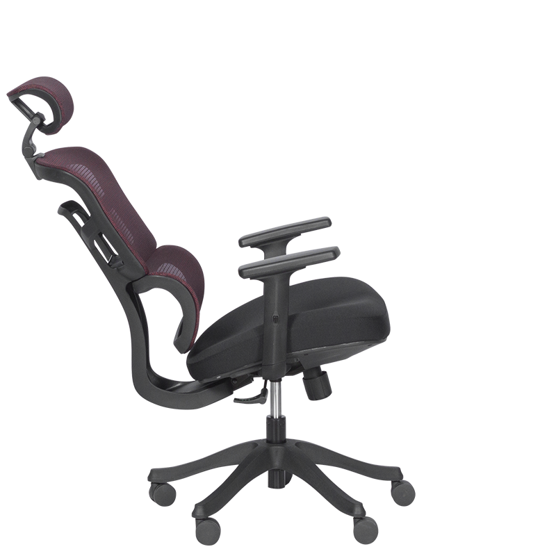 Ергономичен стол Carmen 7582 - червен-черен