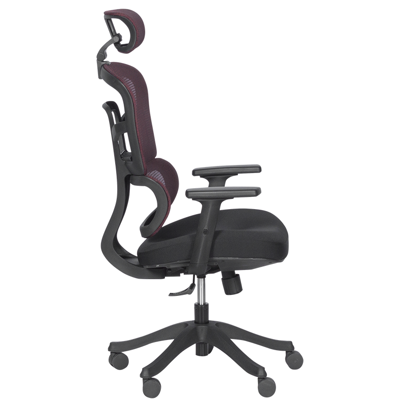 Ергономичен стол Carmen 7582 - червен-черен