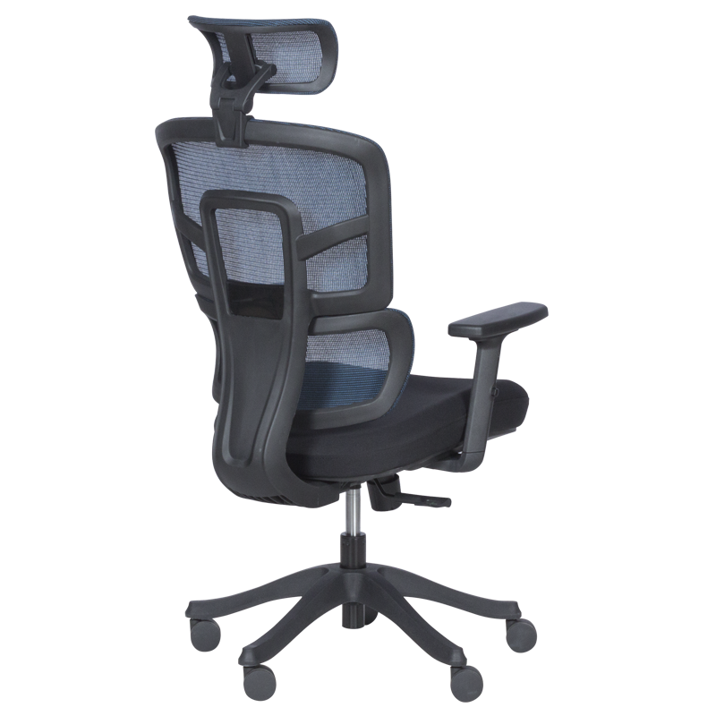 Ергономичен стол Carmen 7582 - син-черен