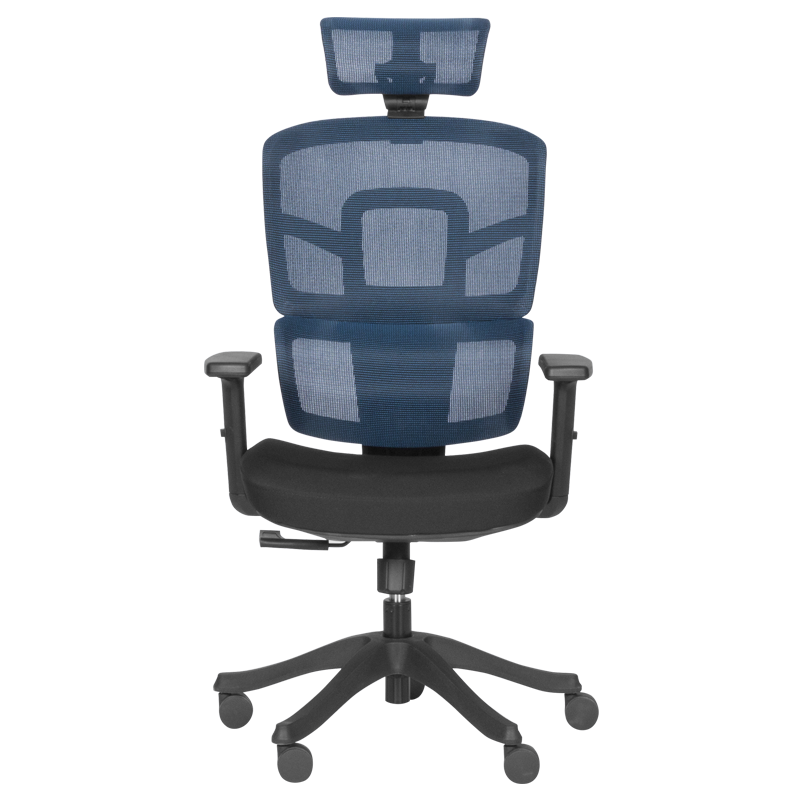 Ергономичен стол Carmen 7582 - син-черен