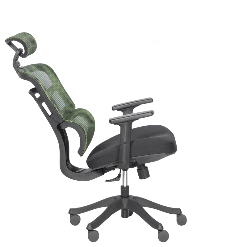 Ергономичен стол Carmen 7582 - зелен-черен