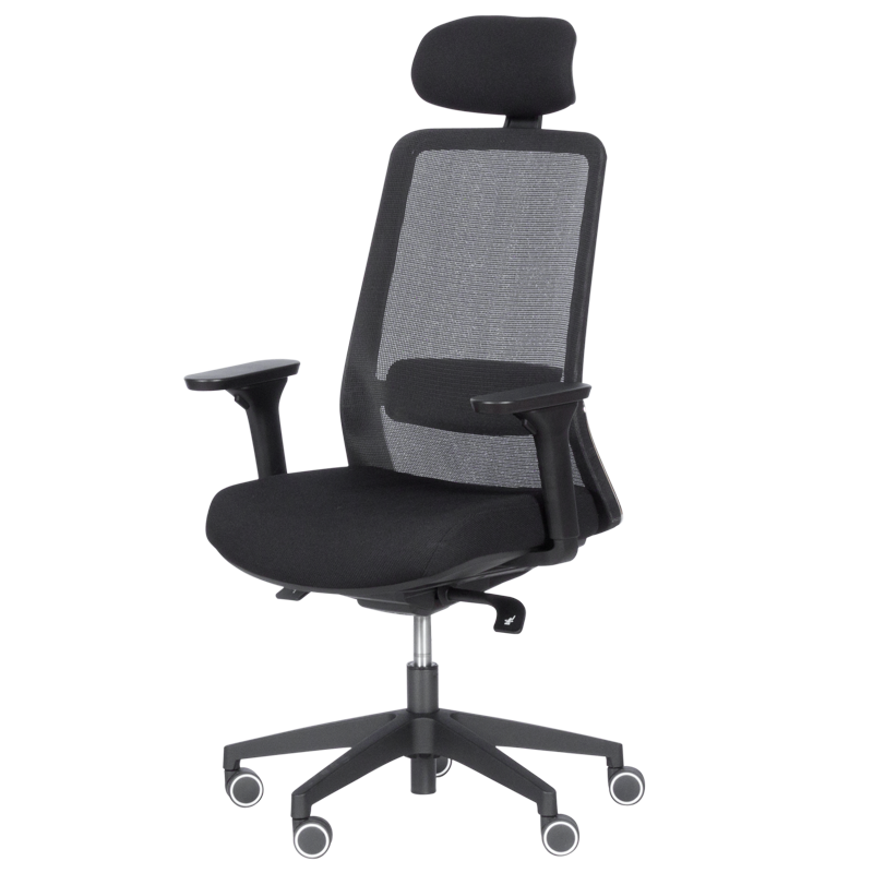 Ергономичен стол Carmen 7584 - черен