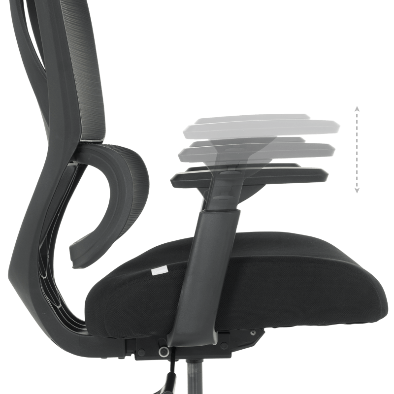 Ергономичен стол GAP - черен