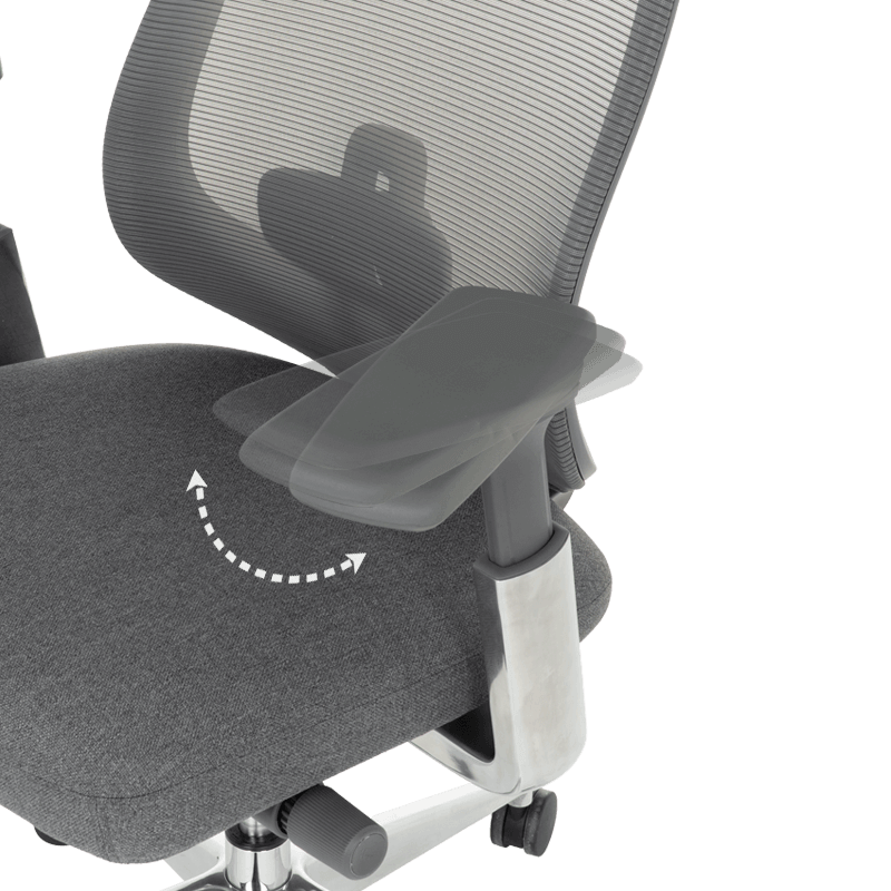 Ергономичен стол BADEN - сив