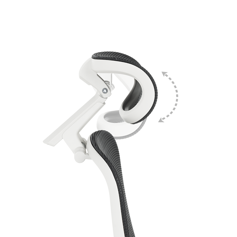 Ергономичен стол VAUD W - черен