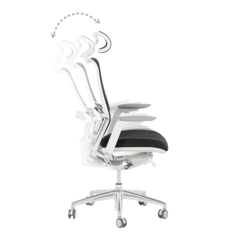 Ергономичен стол VAUD W - черен