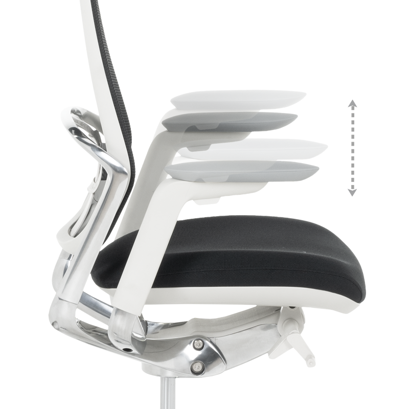 Ергономичен стол VAUD W - черен