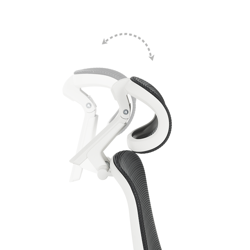 Ергономичен стол VAUD W - черен