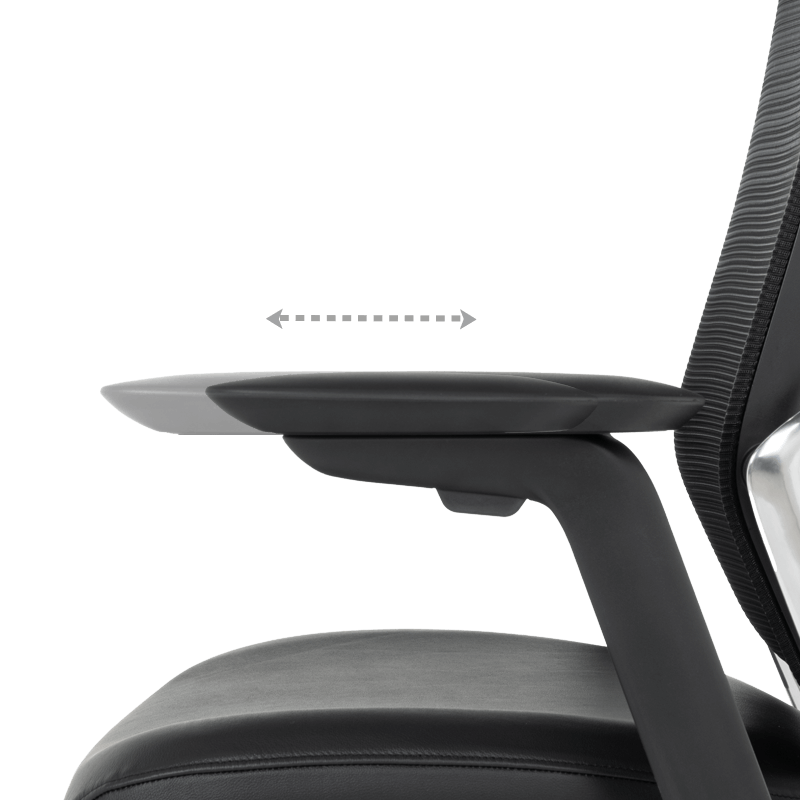 Ергономичен стол VAUD LUX - черен