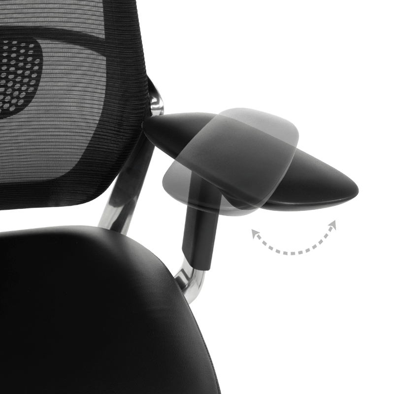 Ергономичен стол VAUD LUX - черен