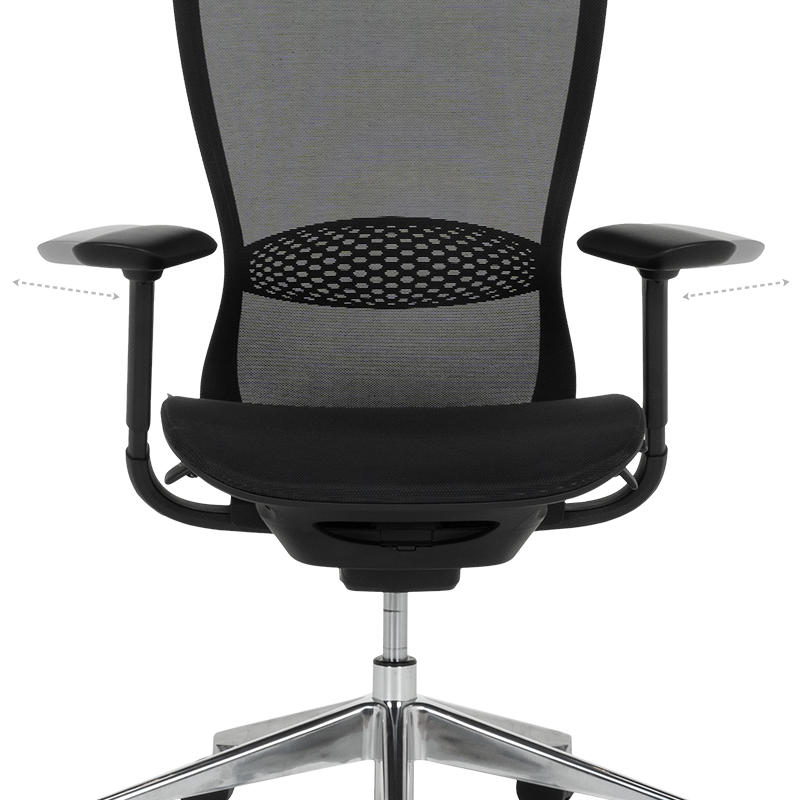 Ергономичен стол STANS - черен