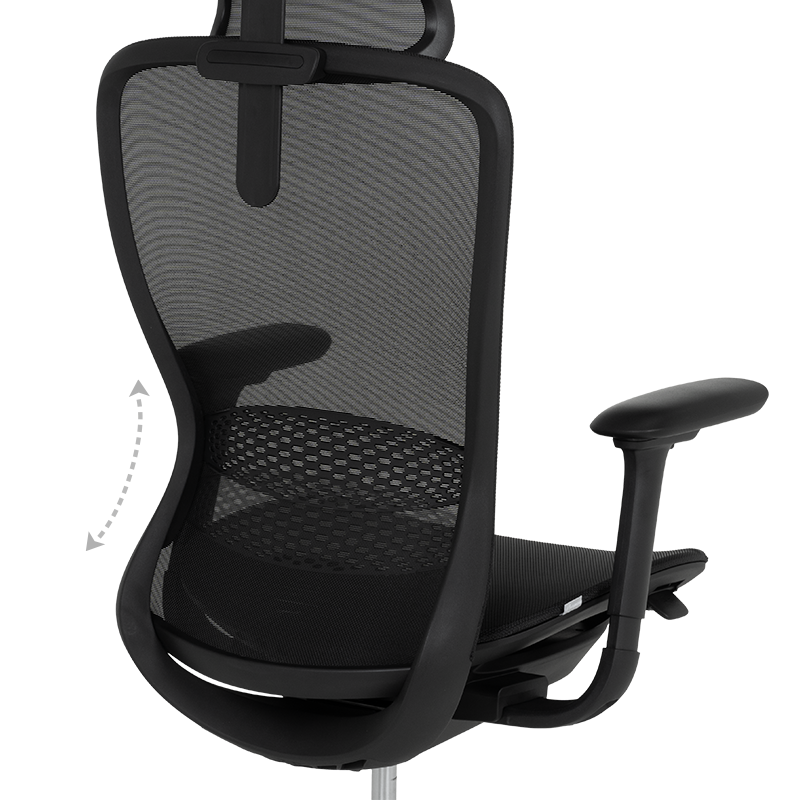 Ергономичен стол STANS - черен