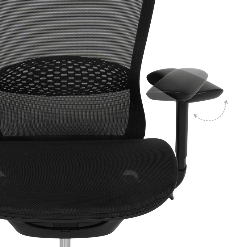 Ергономичен стол STANS - черен