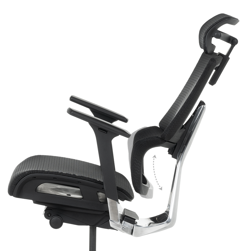 Ергономичен стол FRANCA - черен