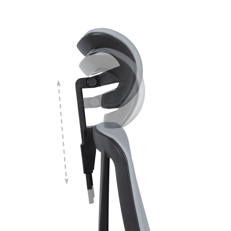 Ергономичен стол COTIA - сив