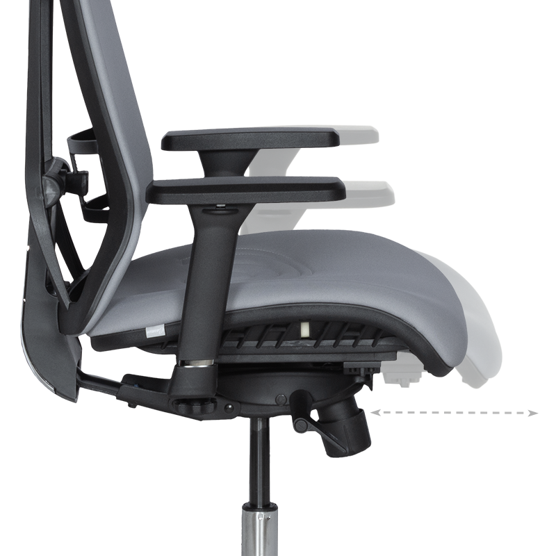 Ергономичен стол COTIA - сив