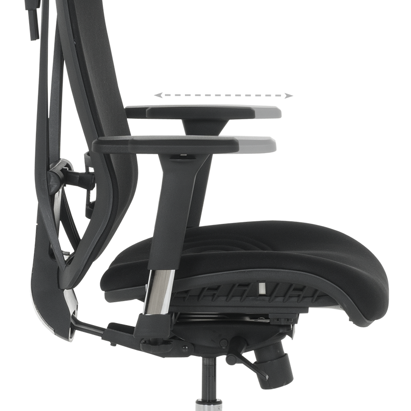 Ергономичен стол COTIA - черен