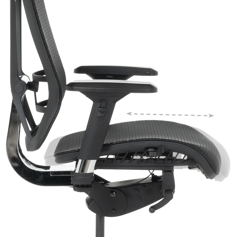 Ергономичен стол COLOMBO - черен