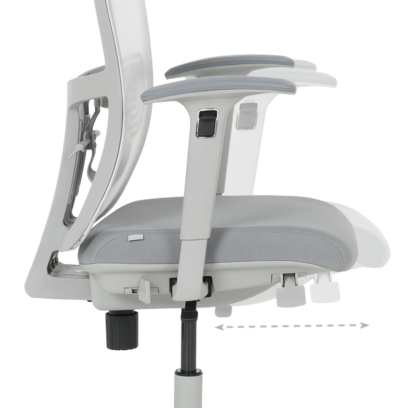 Ергономичен стол BREVES - сив