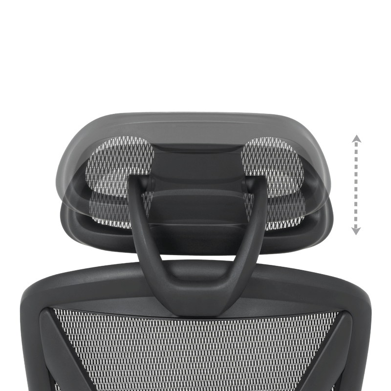 Ергономичен стол CAEN - черен