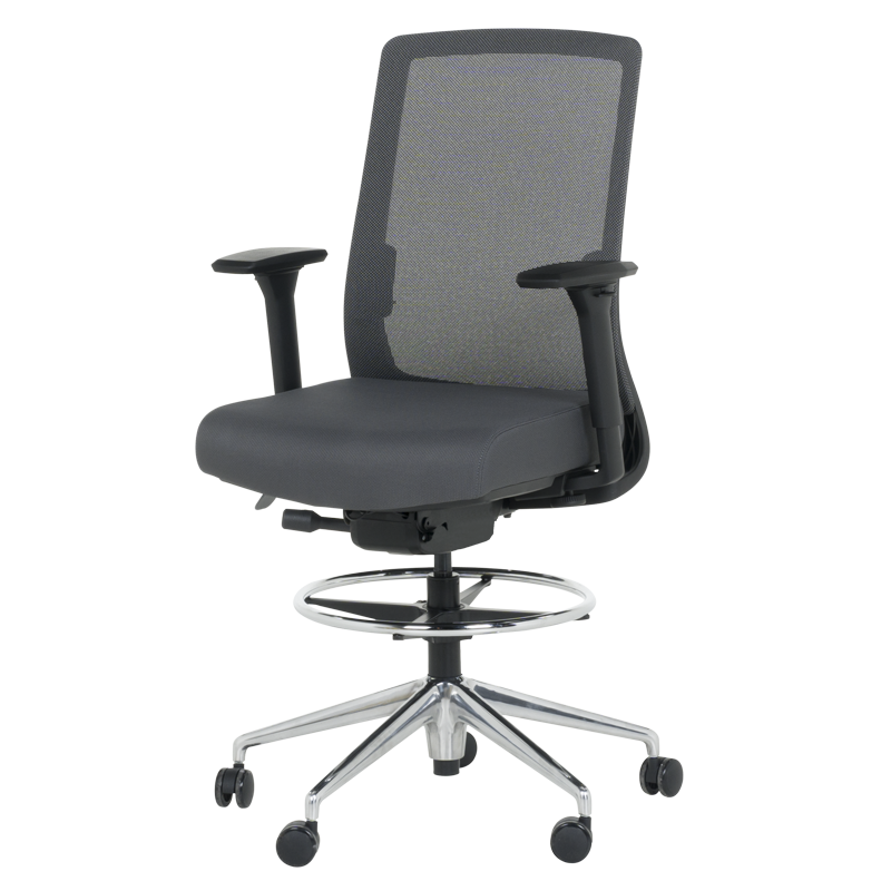 Eргономичен стол PAROW - сив