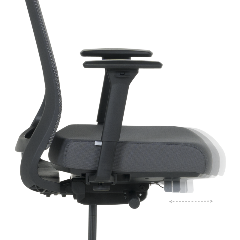 Eргономичен стол PAROW - сив