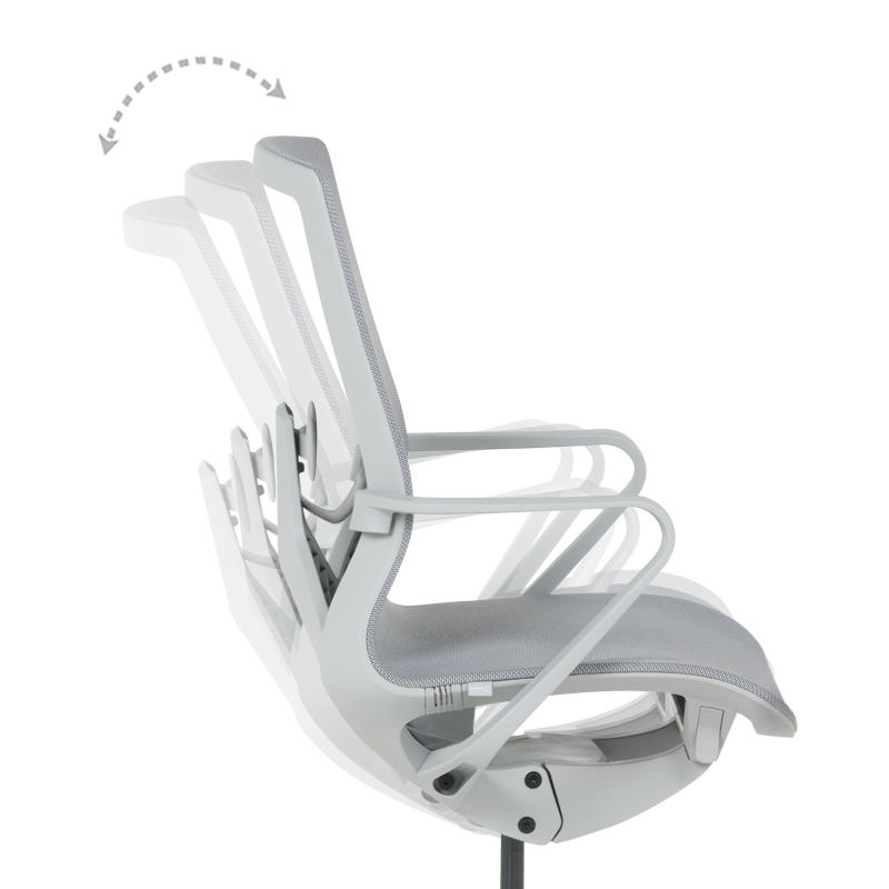 Ергономичен стол LIBODE - светлосив