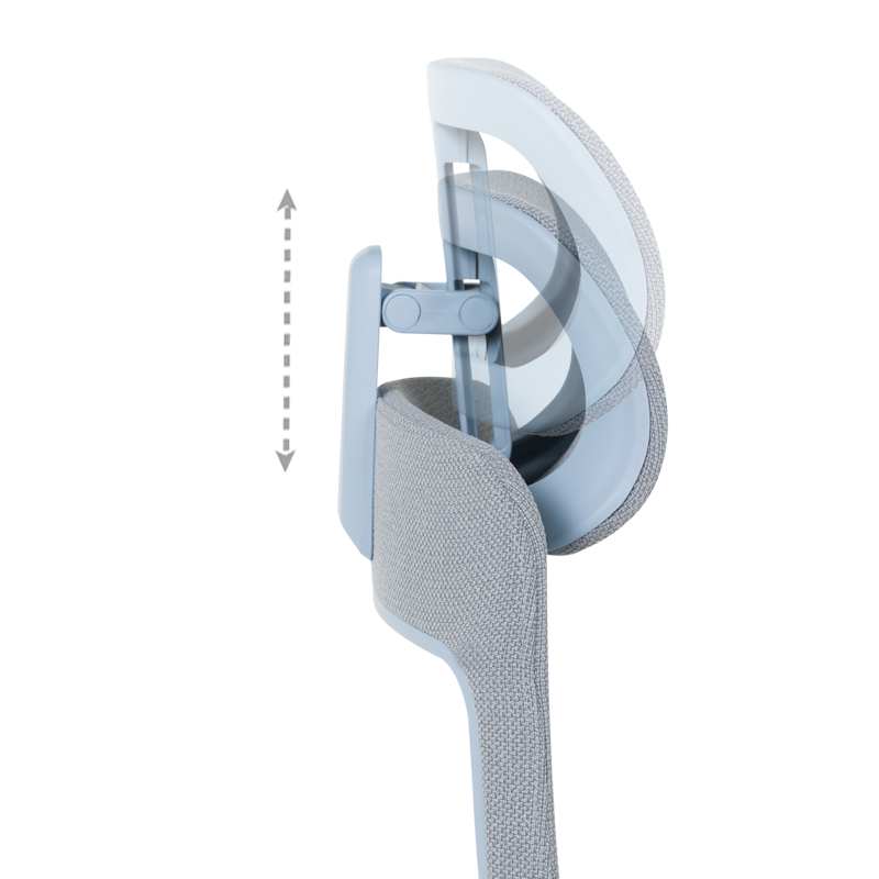 Ергономичен стол ERMELO - син