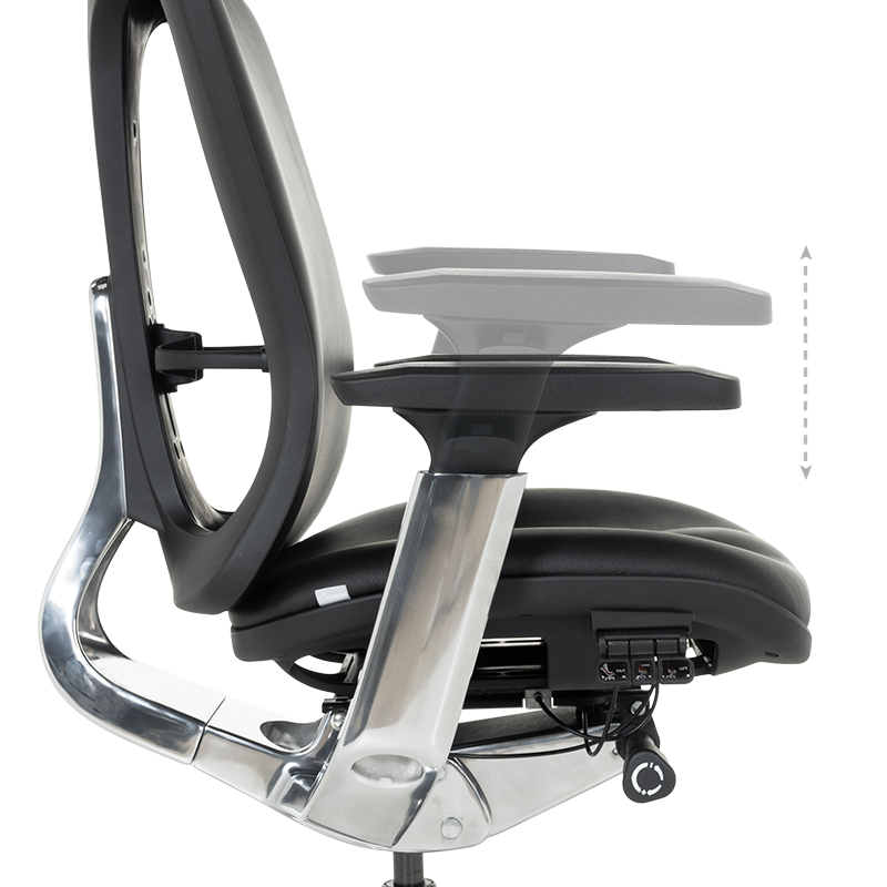 Ергономичен стол TRAIL LUX - черен