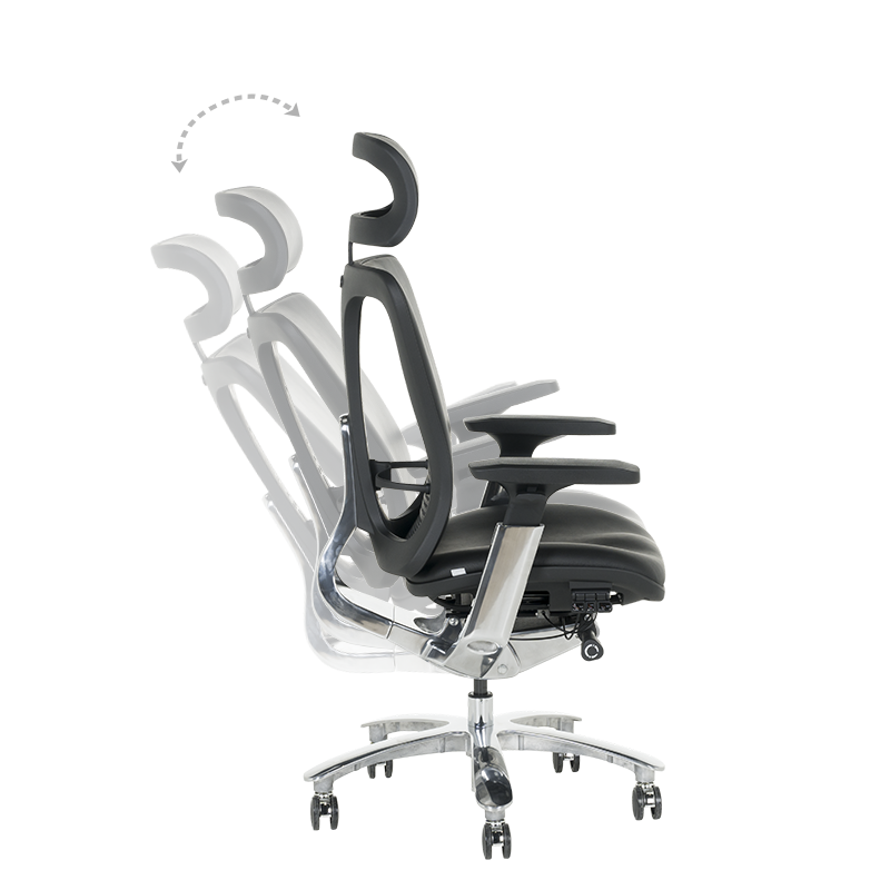 Ергономичен стол TRAIL LUX - черен