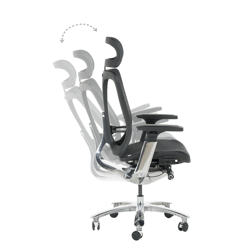 Ергономичен стол TRAIL - черен