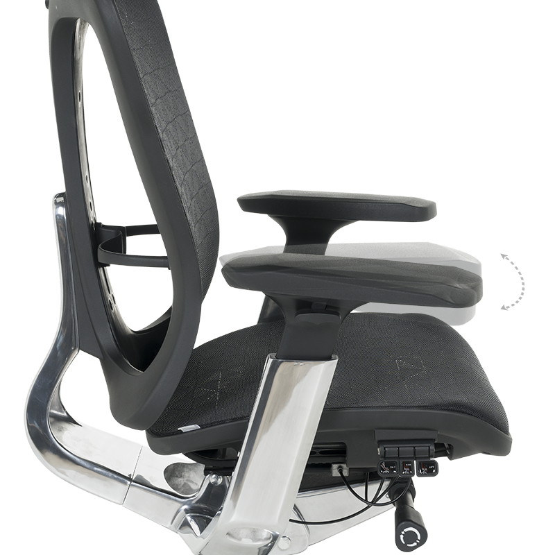 Ергономичен стол TRAIL - черен