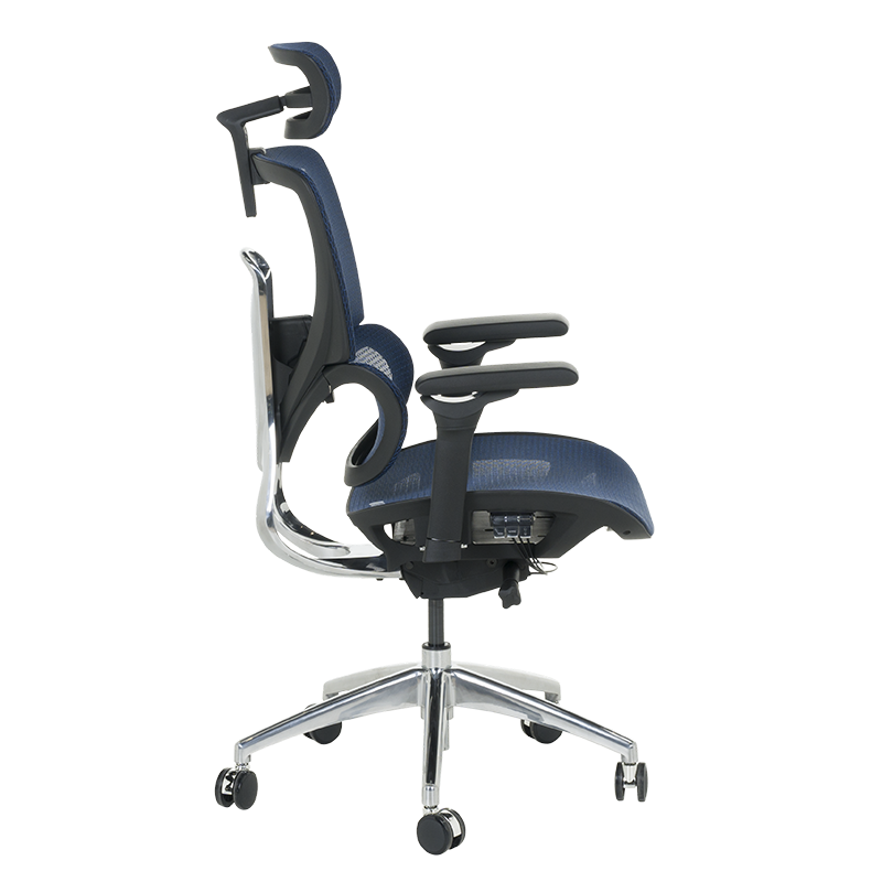 Ергономичен стол CALGARY - син