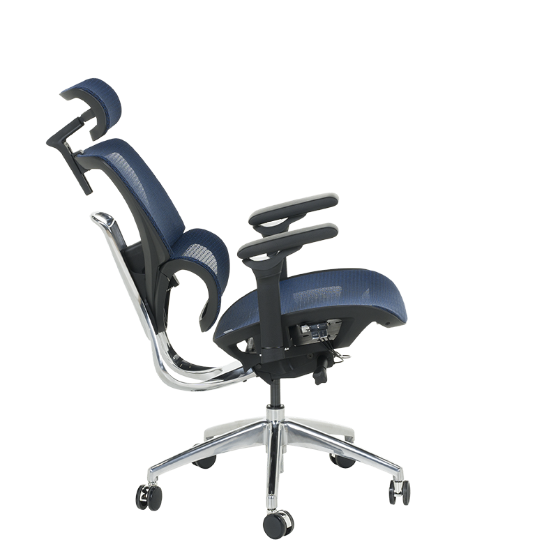 Ергономичен стол CALGARY - син