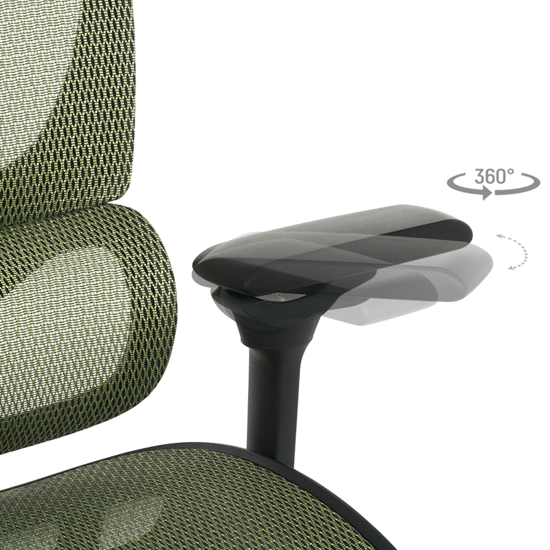 Ергономичен стол CALGARY - зелен