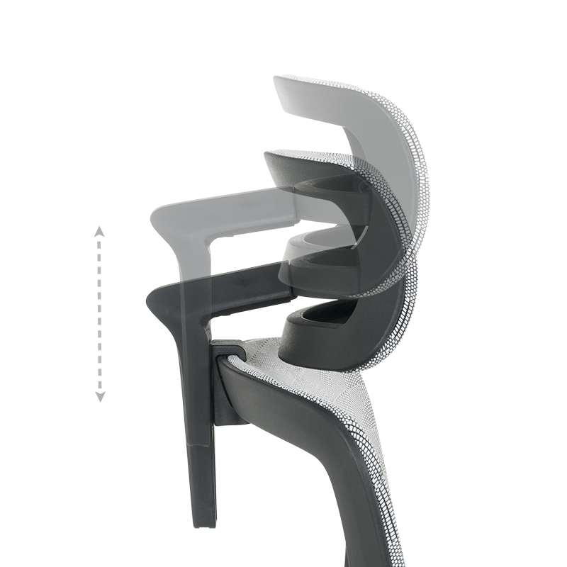 Ергономичен стол DELTA - бял