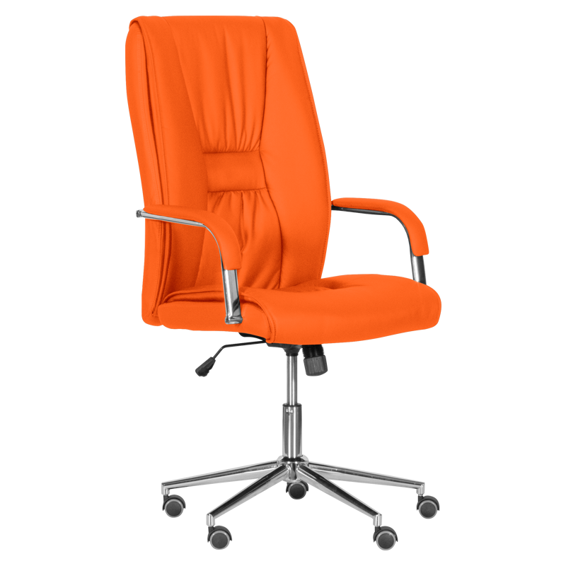 Президентски офис стол Carmen 6500-1 - оранжев