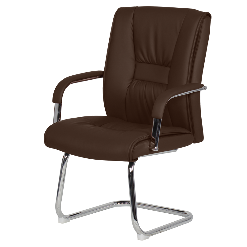 Посетителски стол Carmen 6540 - кафяв