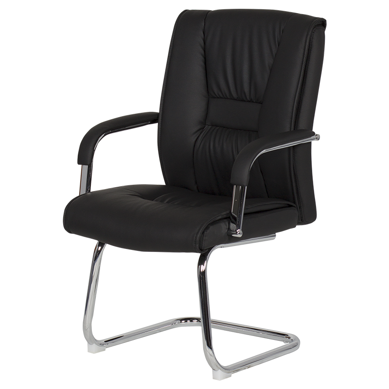 Посетителски стол Carmen 6540 - черен LUX