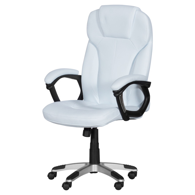 Президентски офис стол Carmen 6514 - бял