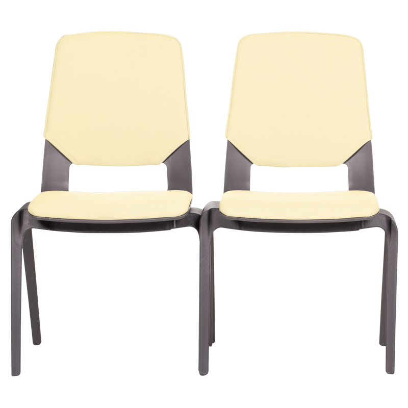 Посетителски стол LIMBER - светло жълт