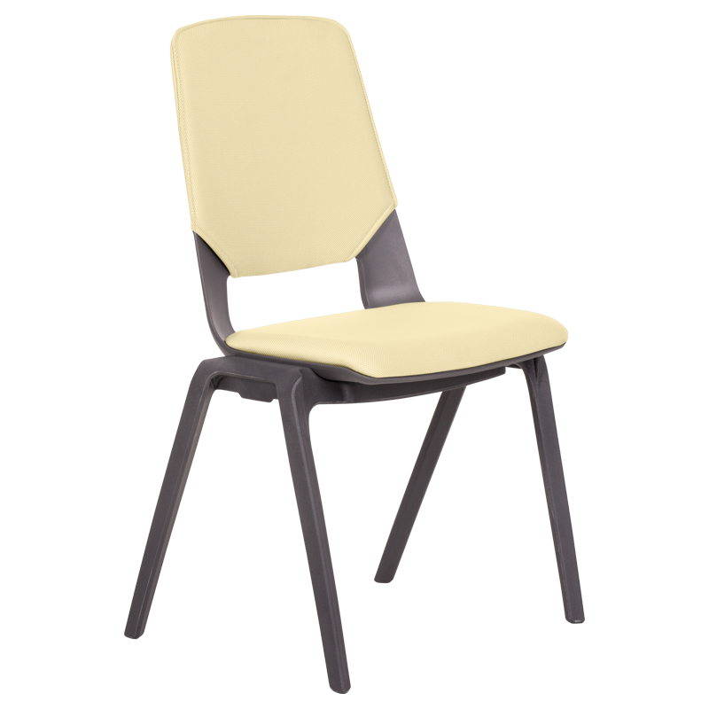 Посетителски стол LIMBER - светло жълт