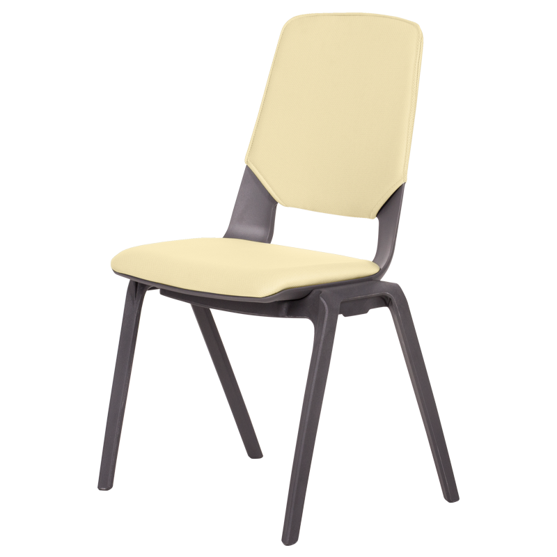 Посетителски стол LIMBER - светло жълт