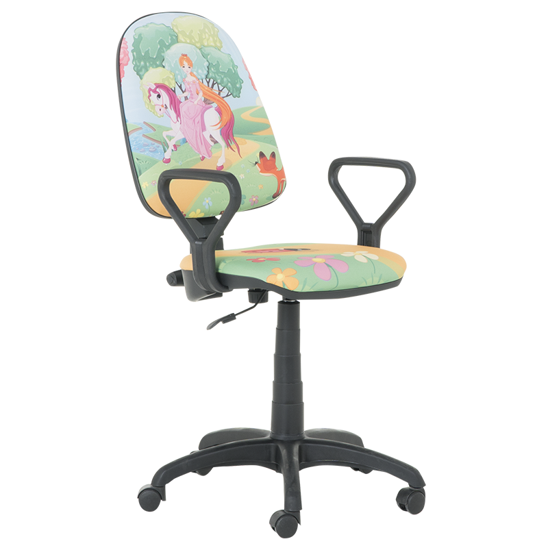 Детски стол Prestige с подлакътници - принцеси